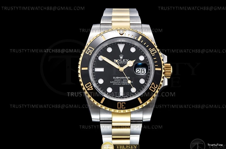 0501 Submariner 116613LN 904L YG SS Black GMF V2 VR DailyWear 1089